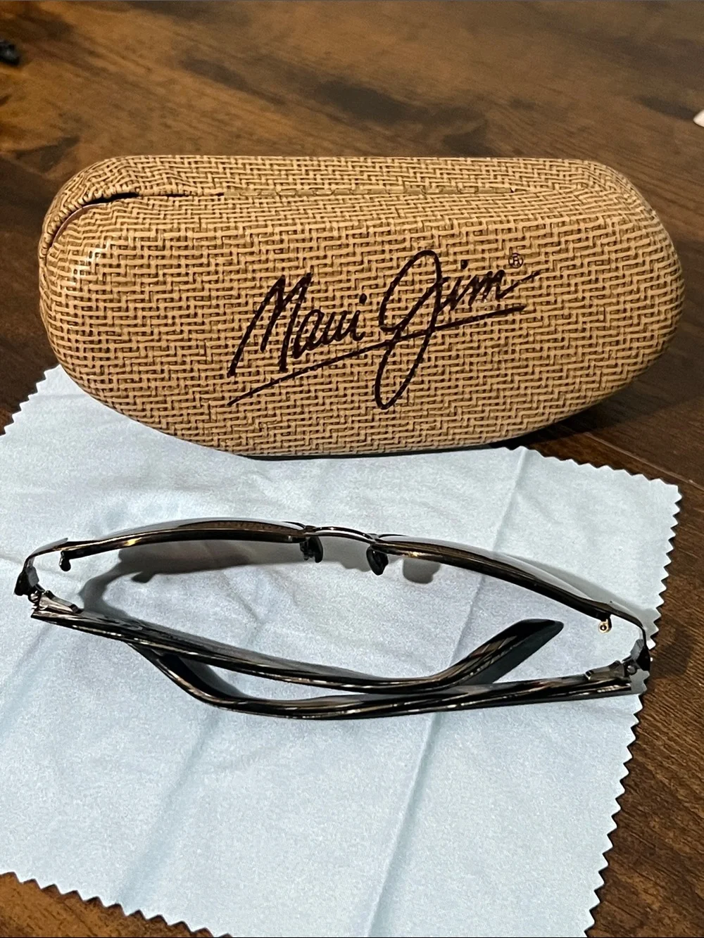 Men’s Maui Jim MJ 296-20A 57[]Brown Frame with Brown Polarized Lenses Sunglasses
